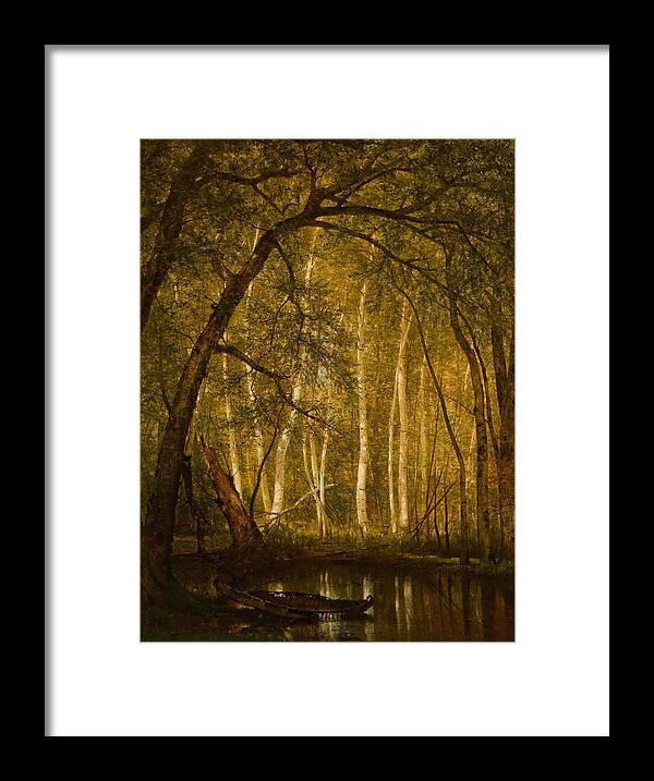 The Old Hunting Grounds Framed Print featuring the painting The Old Hunting Grounds #2 by MotionAge Designs