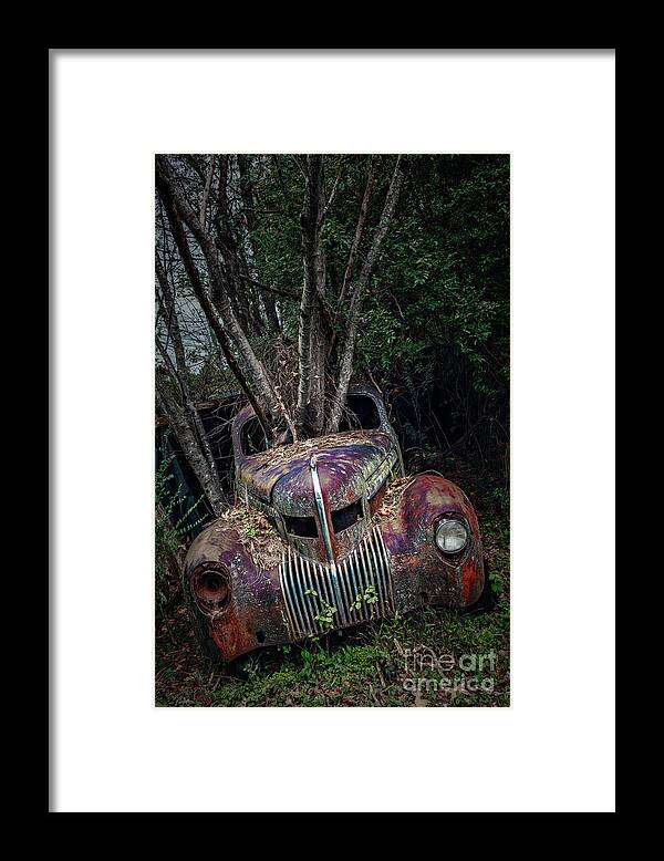 Vintage Cars Framed Print featuring the photograph 2 Ton Flower Pot by Doug Sturgess