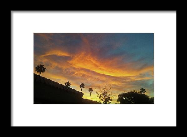 Landscape Framed Print featuring the photograph Water Colored Sky #2 by Jay Milo
