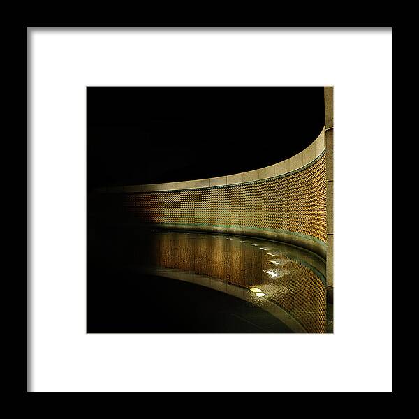 Metro Framed Print featuring the photograph World War II Memorial - Stars #2 by Metro DC Photography