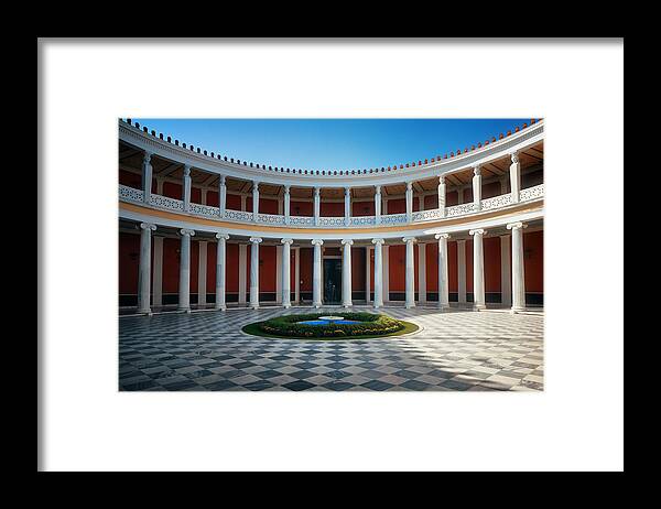 Athens Framed Print featuring the photograph Zappeion Hall #2 by Songquan Deng