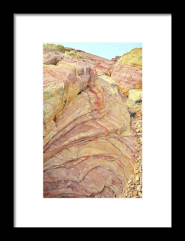 Valley Of Fire State Park Framed Print featuring the photograph Colorful Sandstone in Valley of Fire #21 by Ray Mathis