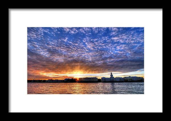 St. Petersburg Russia Framed Print featuring the photograph St. Petersburg Russia by Paul James Bannerman