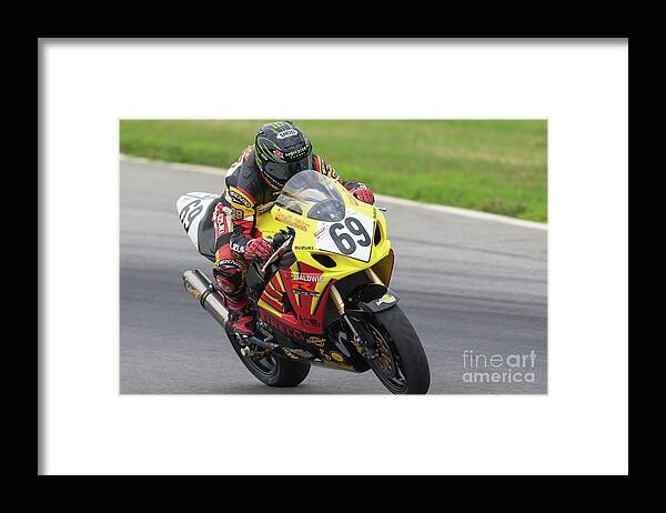 Clarence Holmes Framed Print featuring the photograph 2005 Suzuki Big Kahuna Nationals - Danny Eslick by Clarence Holmes