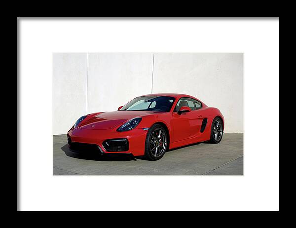 2015 Framed Print featuring the photograph 2015 Porsche Cayman GTS by Tim McCullough