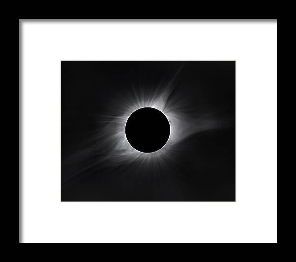 Eclipse Framed Print featuring the photograph 2017 Eclipse Totality by Dennis Sprinkle