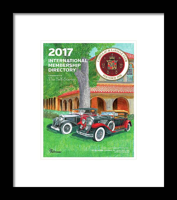 Award Winning Covers Framed Print featuring the painting 2017 International Cover Award by Jack Pumphrey