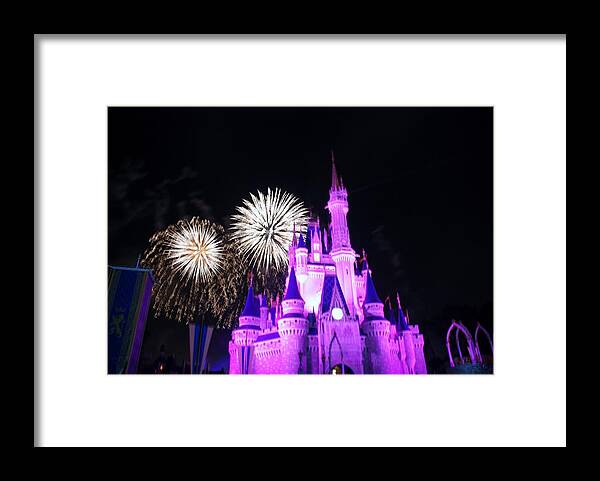 Magic Kingdon Framed Print featuring the photograph Cinderella Castle #21 by Rob Hans