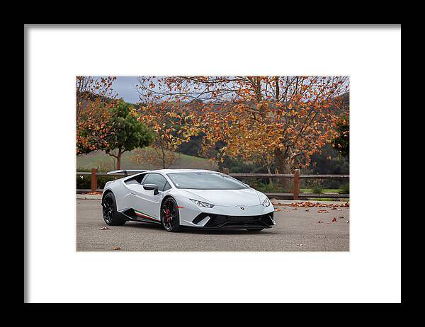 Lamborghini Framed Print featuring the photograph #Lamborghini #Huracan #Performante #Print #21 by ItzKirb Photography