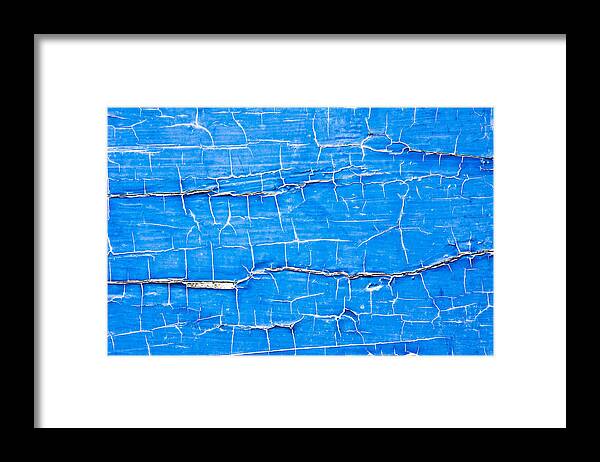 Abstract Framed Print featuring the photograph Peeling paint #21 by Tom Gowanlock