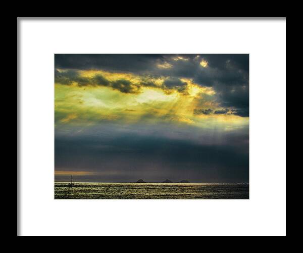 Ipanema Beach Framed Print featuring the photograph Sunset #21 by Cesar Vieira