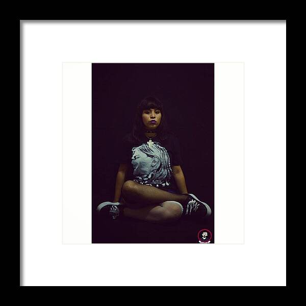 Modelphotography Framed Print featuring the photograph Modelo: @rotten_maro
sesion De Fotos? #27 by Franklin Mora