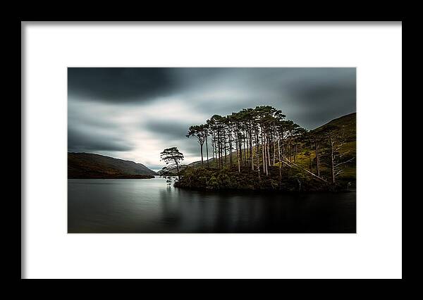 Lake Framed Print featuring the digital art Lake #29 by Super Lovely