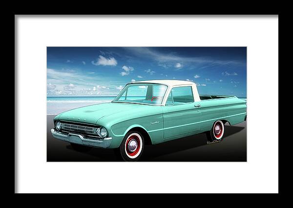 2nd Generation Falcon Ranchero Framed Print featuring the photograph 2nd Generation Falcon Ranchero 1960 by Chas Sinklier