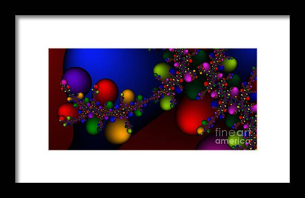 Abstract Framed Print featuring the digital art 2X1 Abstract 330 by Rolf Bertram
