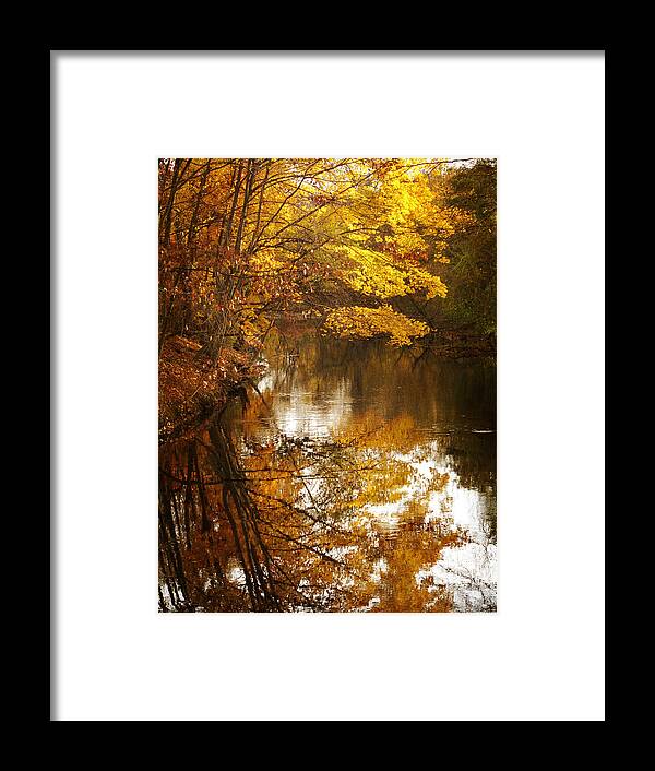 Autumn Framed Print featuring the photograph Autumn Reflected #3 by Jessica Jenney