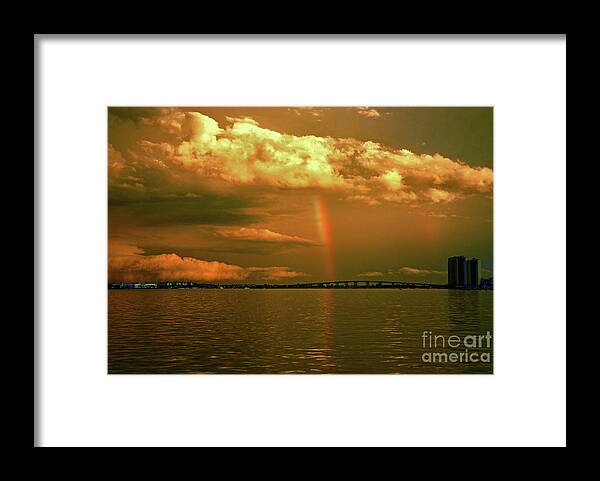 Rainbow Framed Print featuring the photograph 3- Blue Heron Bridge by Rainbows