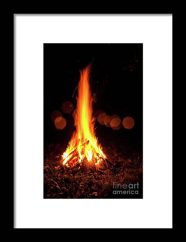 Bonfire Framed Print featuring the photograph Bonfire by Mariusz Talarek