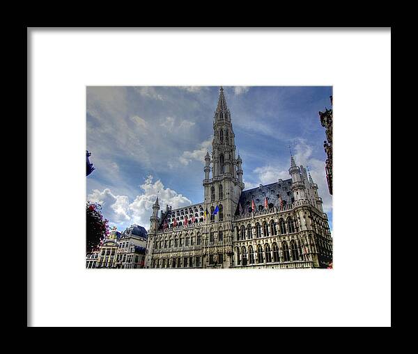 Brussels Belgium Framed Print featuring the photograph Brussels BELGIUM by Paul James Bannerman
