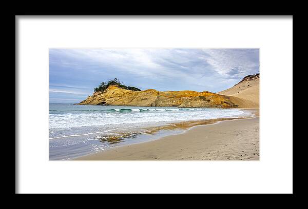 Pacific Ocean Framed Print featuring the photograph Cape Kiwanda #3 by Jerry Cahill