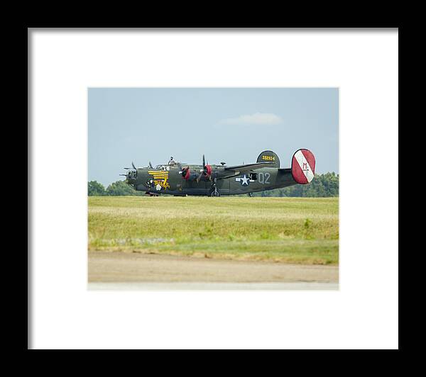 Aircraft Framed Print featuring the photograph Consolidated B-24J Liberator #3 by Jack R Perry