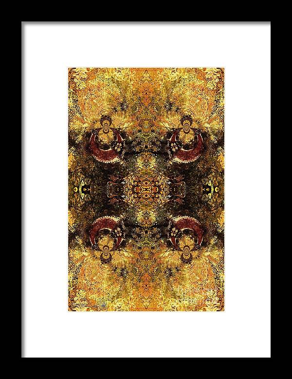 Mccombie Framed Print featuring the painting Fall Colours Abstract #2 by J McCombie