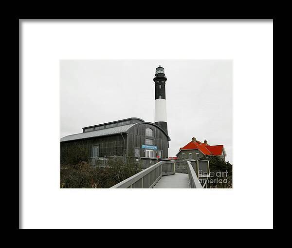 Fire Island Lighthouse Framed Print featuring the photograph Fire Island Lighthouse #3 by Raymond Earley