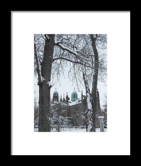 Snow Framed Print featuring the photograph Framed By Nature #1 by Alfred Ng