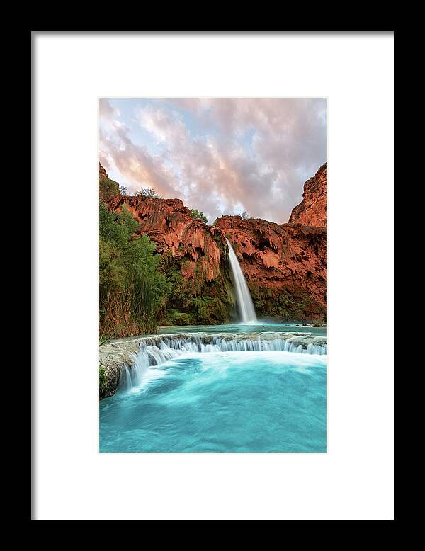 2016 Framed Print featuring the photograph Havasu Falls #3 by Alex Mironyuk