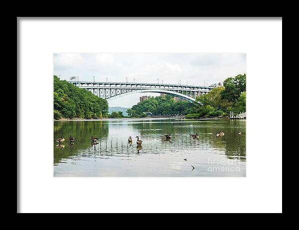 2016 Framed Print featuring the photograph Henry Hudson Bridge #3 by Cole Thompson