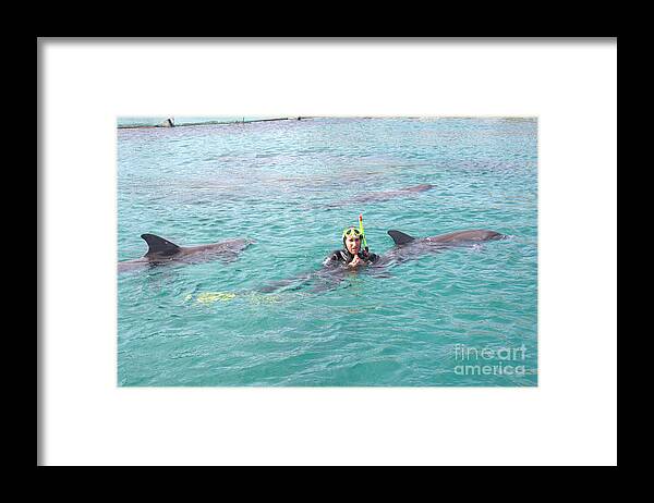 Israel Framed Print featuring the photograph Israel, Eilat, Dolphin Reef Beach #3 by Danny Yanai
