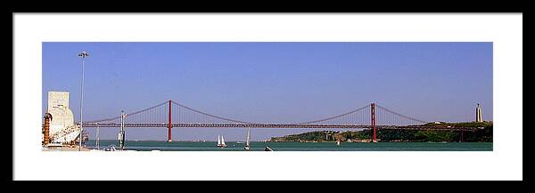 Lisbon Portugal Framed Print featuring the photograph Lisbon Portugal #3 by Paul James Bannerman