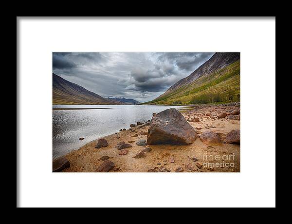 Loch Etive Framed Print featuring the photograph Loch Etive #3 by Smart Aviation