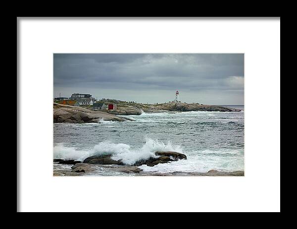 Canada Framed Print featuring the photograph Peggy's Cove, Nova Scotia, Canada #3 by Gary Corbett