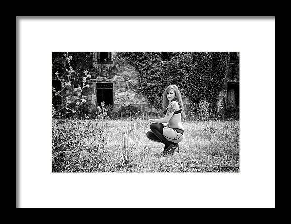 Adult Framed Print featuring the photograph Pretty things are going to Hell by Traven Milovich