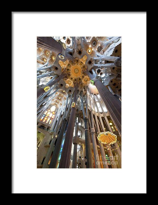 Sagrada Framed Print featuring the photograph Sagrada Familia #3 by Gualtiero Boffi