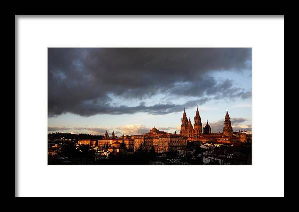 Spain Framed Print featuring the photograph Santiago de Compostela #3 by David Harding