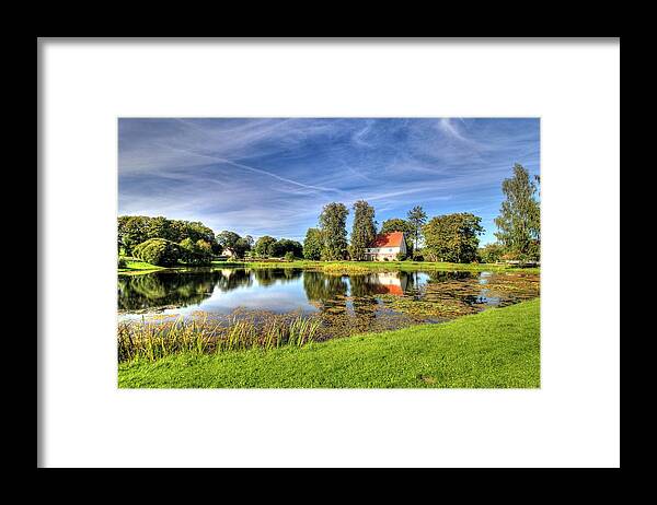 Sigulda Castle Latvia Framed Print featuring the photograph Sigulda Castle Latvia by Paul James Bannerman