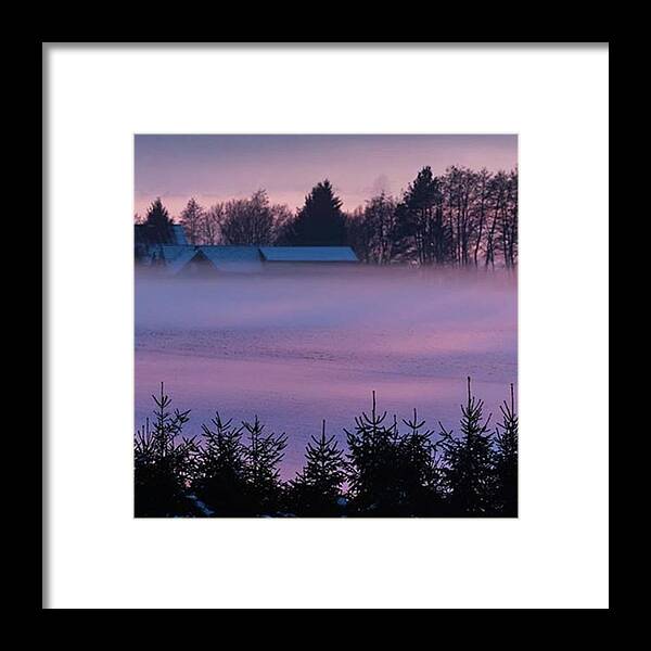 Sunset Framed Print featuring the photograph #styria #austria #winter #3 by Fink Andreas