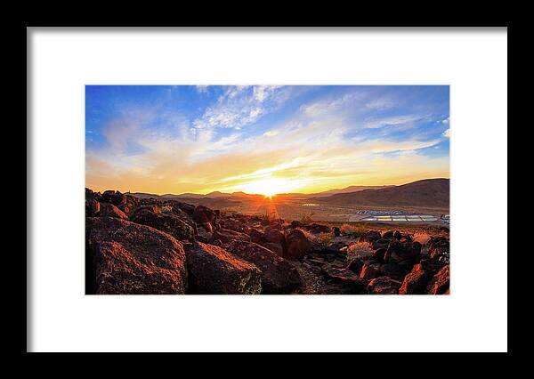Sunset Framed Print featuring the photograph Sunset #3 by Hyuntae Kim
