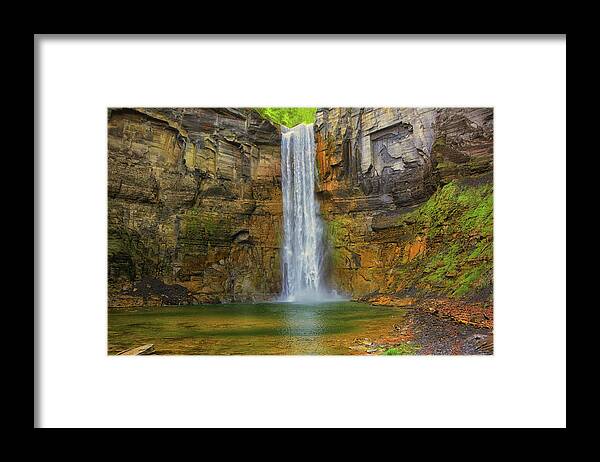 Taughannock Falls Framed Print featuring the photograph Taughannock Falls #3 by Raymond Salani III