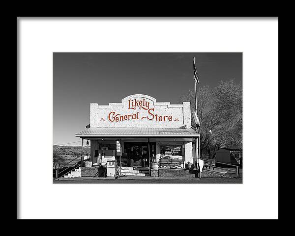 Likely Framed Print featuring the photograph The Likely General Store - California #3 by Mountain Dreams