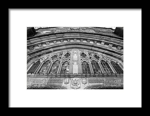 Ann Arbor Framed Print featuring the photograph University of Michigan Law Library by University Icons