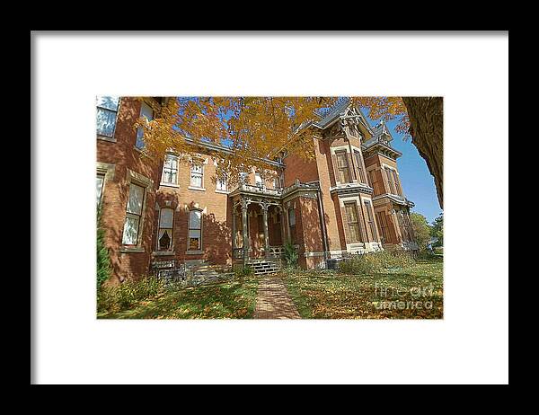 Vaile Mansion Framed Print featuring the photograph Vaile Mansion #3 by Liane Wright