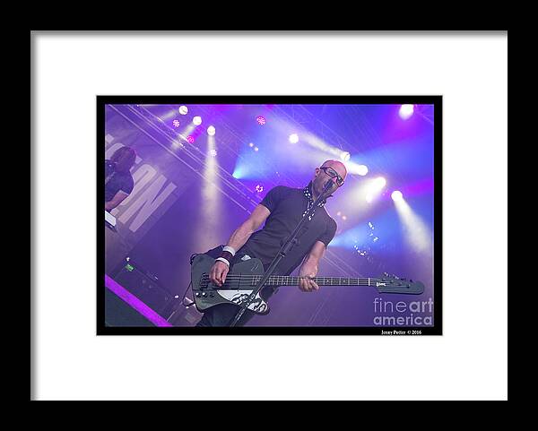 Terrorvision Framed Print featuring the photograph Steelhouse Festival 2016 #31 by Jenny Potter