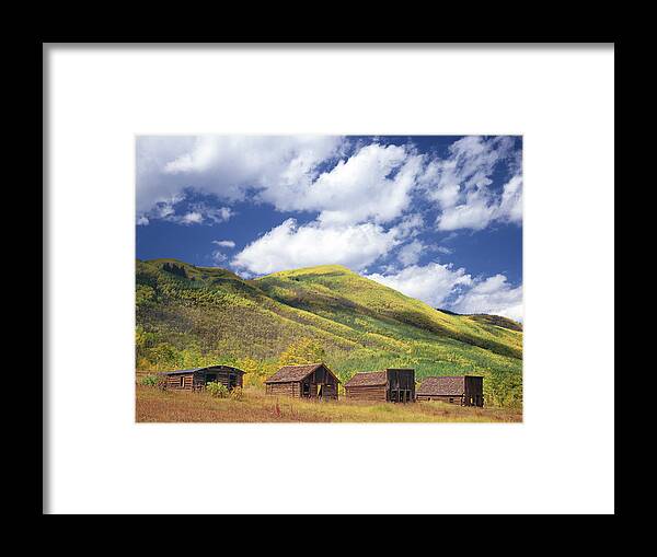 Ghost Town Framed Print featuring the photograph 310427 Buildings in Ashcroft Ghost Town by Ed Cooper Photography