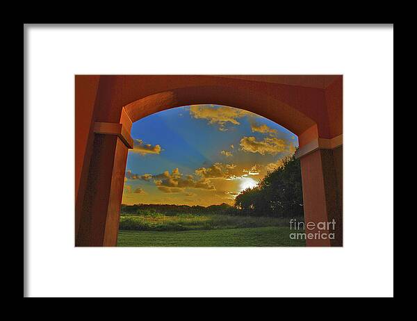 Sunrise Framed Print featuring the photograph 33- Window To Paradise by Joseph Keane