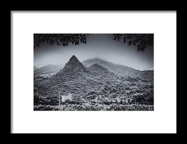 Landscape Framed Print featuring the photograph Mountains scenery #34 by Carl Ning