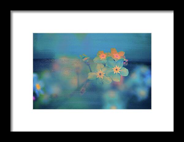 Texture Framed Print featuring the photograph Texture Flowers #34 by Prince Andre Faubert