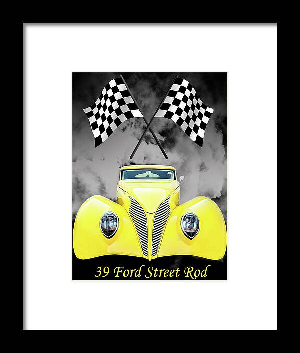 Classic Car Framed Print featuring the photograph 39 Ford by Scott Cordell